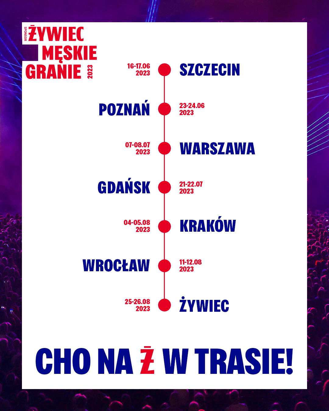 Żywiec Męskie Granie 2023 Line-up Trasa Brodka, Daria Zawiałow, Ralph ...